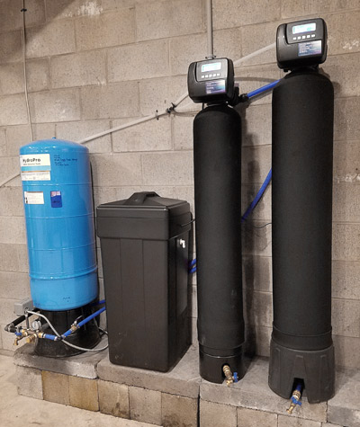 Iron Breaker and Water Softener with Drains