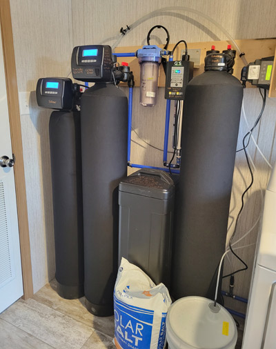 Peroxide and UV System with Water Softener